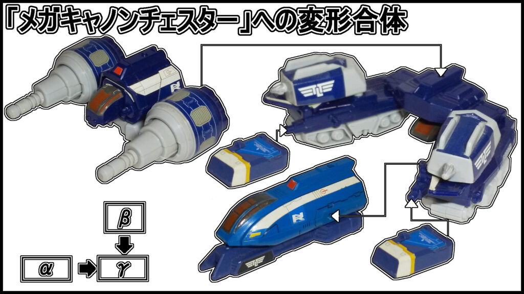 メガキャノンチェスター(合体分離状態